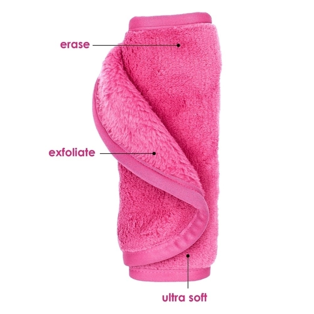 ORIGINAL MAKEUP ERASER‎ Pink Reusable Remover Soft Cloth Antibacterial Sensitive